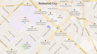 Map for Libra Apartments - Redwood City, CA