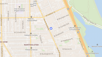 Map for 634 W. Cornelia - PPM Apartments - Chicago, IL