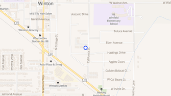 Map for Sunrise Apartments - Winton, CA