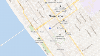Map for Pierside South - Oceanside, CA
