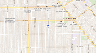 Map for 7624 S Kingston - Chicago, IL