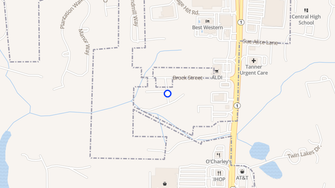 Map for Cross Creek Apartments - Carrollton, GA