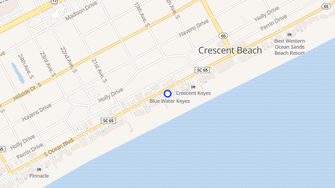Map for Crescent Keyes - North Myrtle Beach, SC