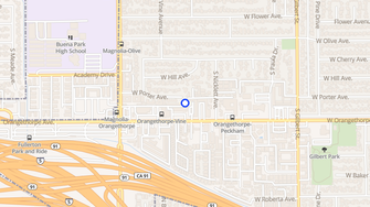 Map for Fullerton Apartments - Fullerton, CA