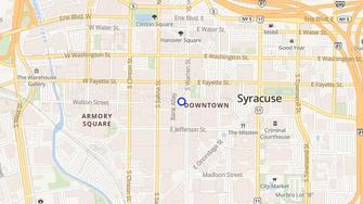 Map for Icon Tower - Syracuse, NY