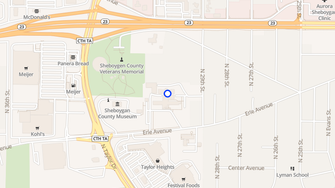 Map for Taylor Park Senior Apartments - Sheboygan, WI