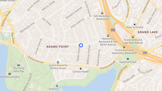 Map for 406 Van Buren Avenue Apartments - Oakland, CA