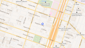 Map for The Cornelian Apartments - Sacramento, CA