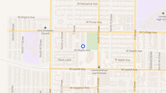 Map for Thompson Park Apartments - Lompoc, CA
