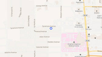 Map for Mohave Gardens Apartments - Kingman, AZ
