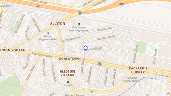Map for 34 Gardner St - Allston, MA