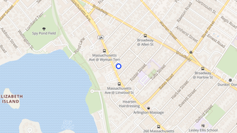 Map for Mass Ave 333 Allen Street Apartments - Arlington, MA