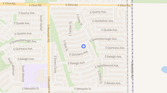 Map for 11339  E Queensborough Ave - Mesa, AZ