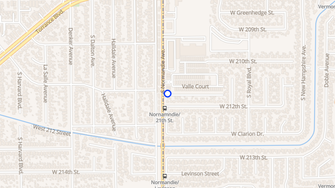 Map for Normandie Mobile Home Park - Torrance, CA
