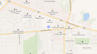 Map for Cherry Hill Apartments - Okemos, MI