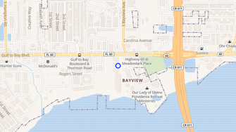 Map for Bainbridge Bayview - Clearwater, FL