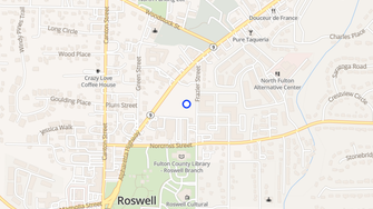Map for Chandler Residences - Roswell, GA