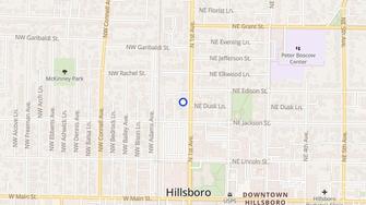 Map for Tarkington Square - HIllsboro, OR