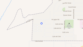 Map for Tangerine Gardens Mobile Home Park - Brawley, CA