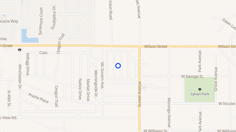 Map for Twin View Mobile Home Park - Banning, CA
