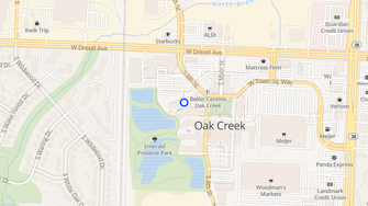 Map for Emerald Row - Oak Creek, WI