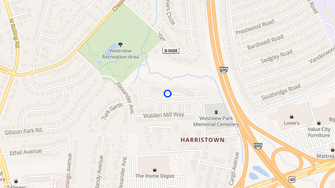 Map for Village Oaks - Catonsville, MD