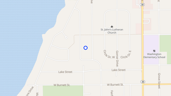 Map for Homestead Apartments - Beaver Dam, WI