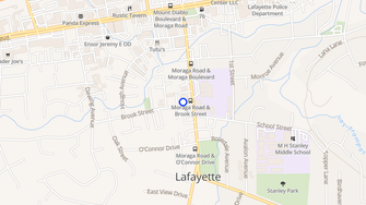 Map for Lafayette Patio Apartments - Lafayette, CA