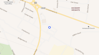 Map for Ellington House Apartments - Lewisburg, TN