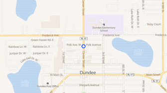 Map for Economy Motor Lodge - Dundee, FL