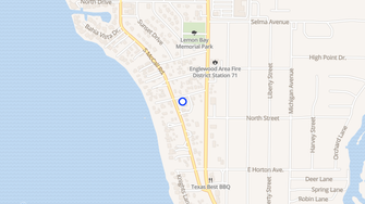 Map for Englewood Bay Motel & Apartments - Englewood, FL