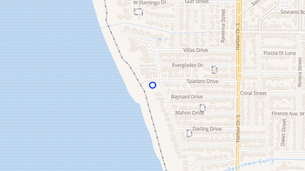 Map for Beachcomber Apartment - Venice, FL