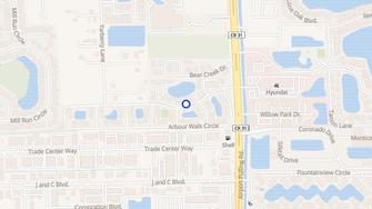 Map for Arbour Walk - Naples, FL