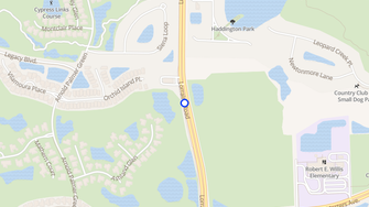 Map for Aquatel Resort - Bradenton, FL