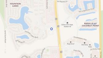 Map for Fountain Lakes Rentals - Estero, FL