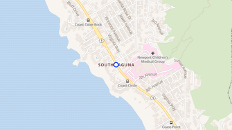 Map for Alicia Park Apartments - South Laguna, CA