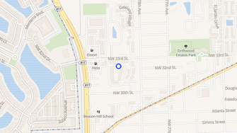 Map for Sabal Palm Manor - Davie, FL