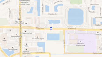 Map for Evergreen Lakes Condominiums - Coconut Creek, FL
