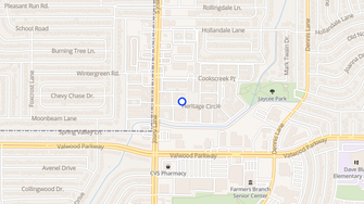 Map for Ventana at Valwood - Farmers Branch, TX
