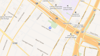 Map for Lenox on the Park - East Orange, NJ