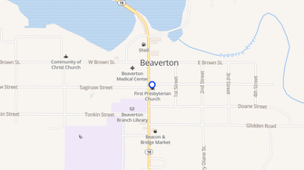 Map for Beaverton Manor - Beaverton, MI