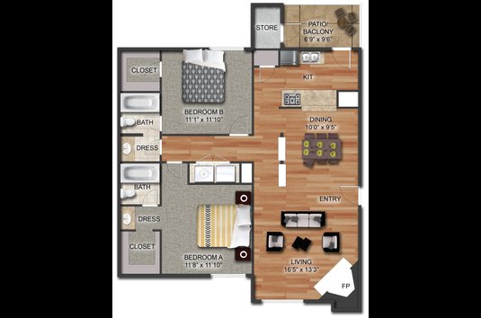 Ashton Apartment Homes - 24 Reviews | Saginaw, TX Apartments for Rent